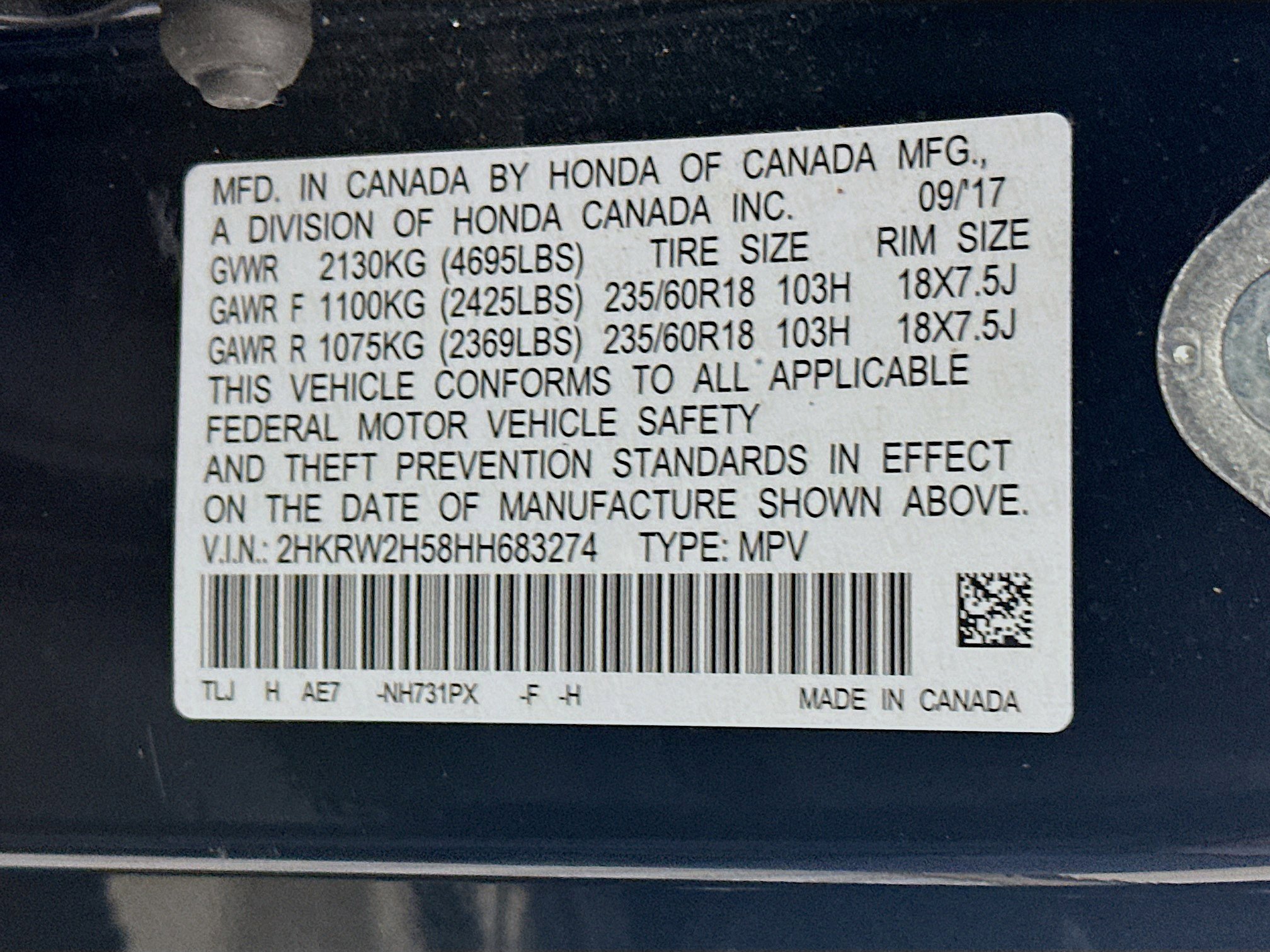 Used 2017 Honda CR-V EX image 12