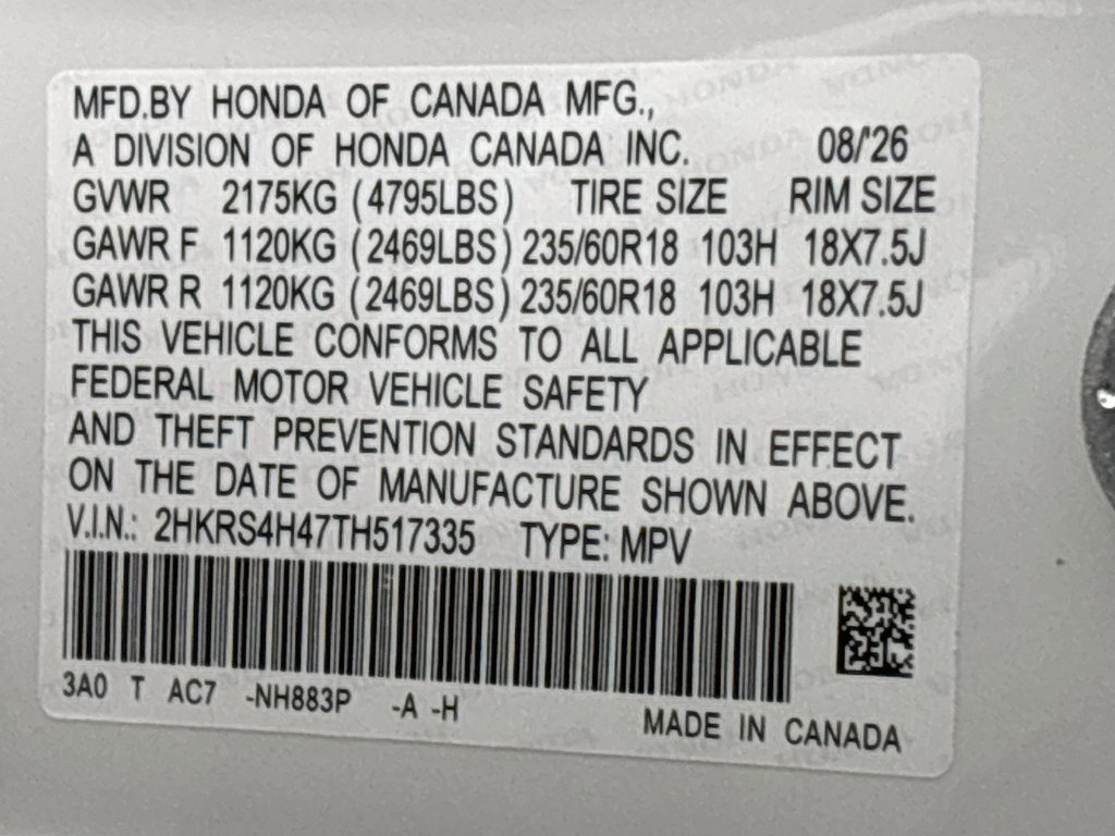 New 2026 Honda CR-V EX image 25