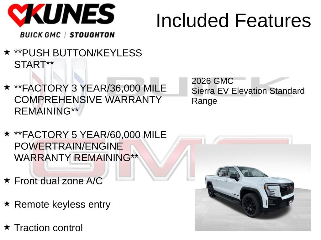 New 2026 GMC Sierra EV Elevation image 3