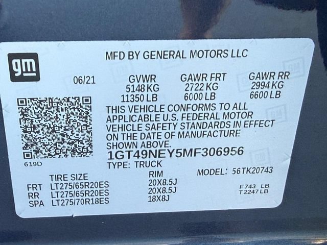 Used 2021 GMC Sierra 2500 SLT w/ Gooseneck/5TH Wheel Package AWD/4WD image 24