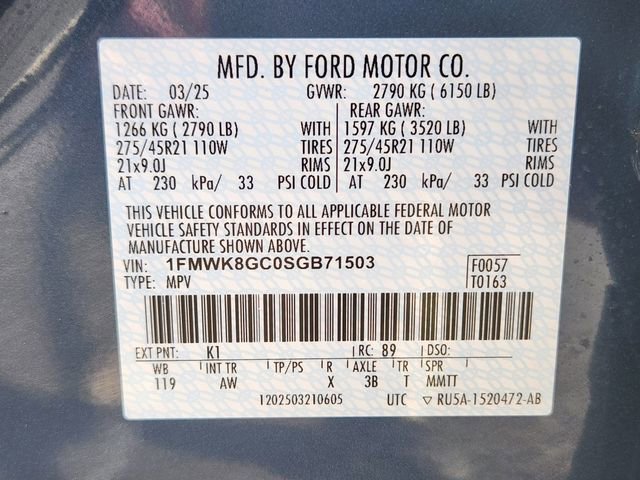 Certified 2025 Ford Explorer ST w/ Sun And Sound Package image 27