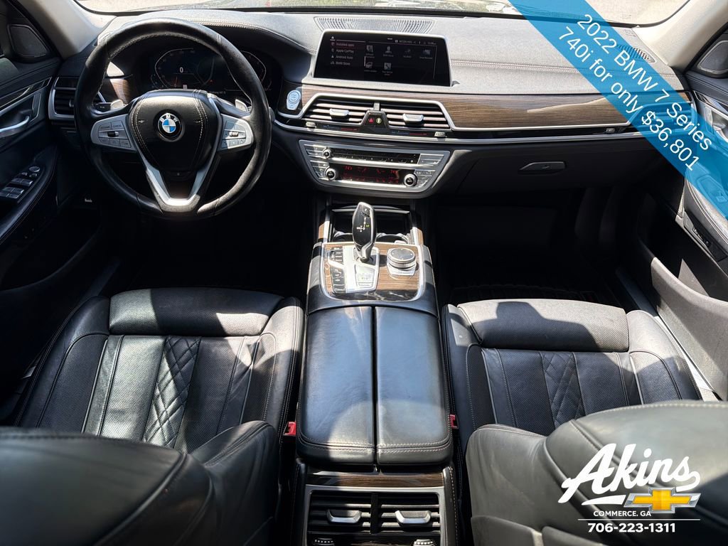 Used 2022 BMW 740i w/ Premium Package RWD image 23