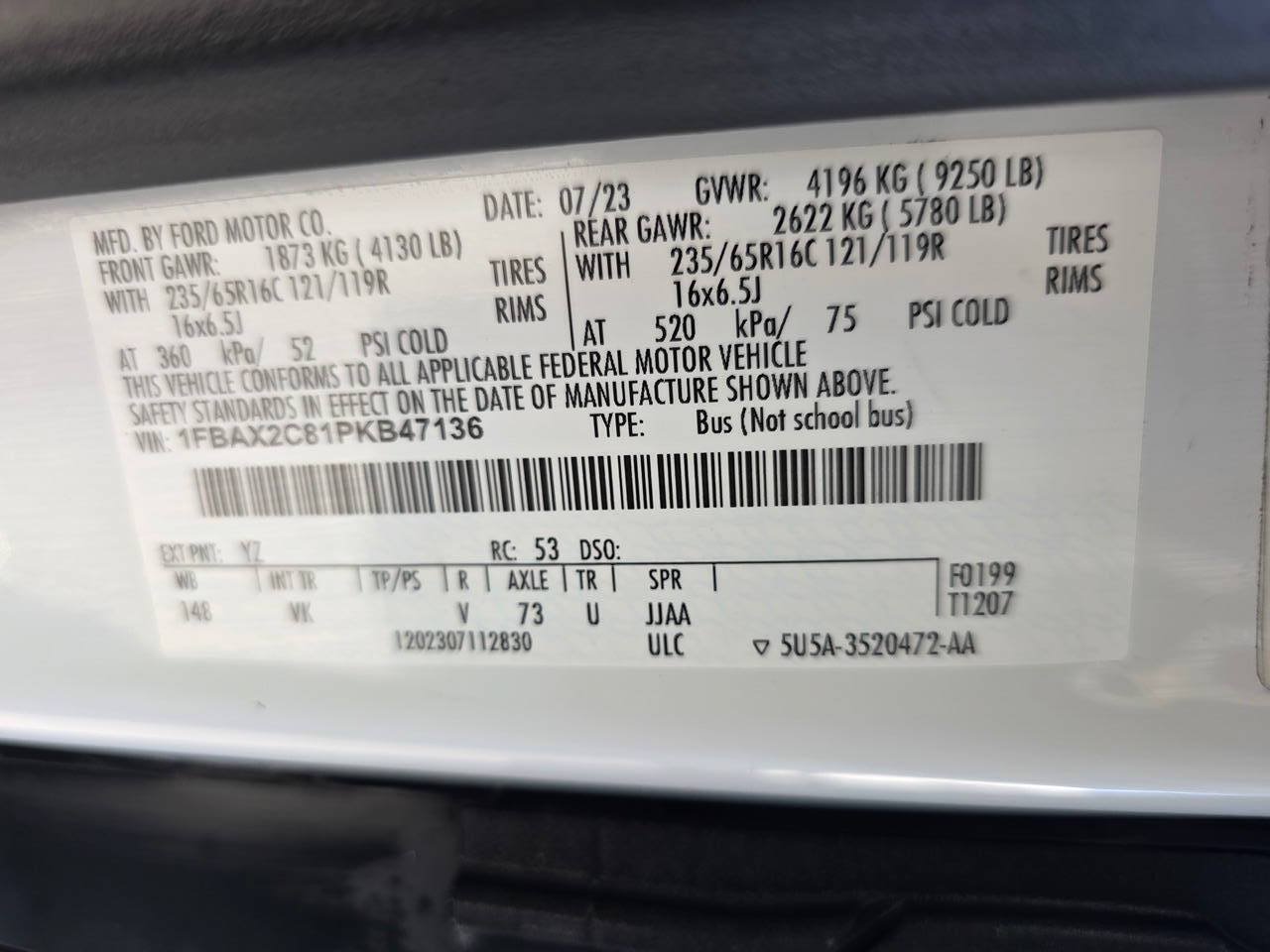 Used 2023 Ford Transit 350 XL RWD image 27