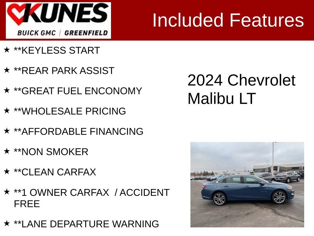 Used 2024 Chevrolet Malibu LT image 3