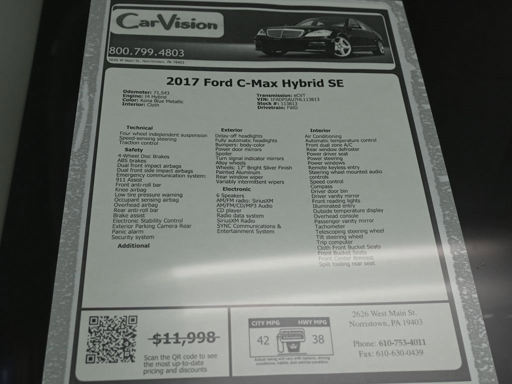 Used 2017 Ford C-MAX SE image 30