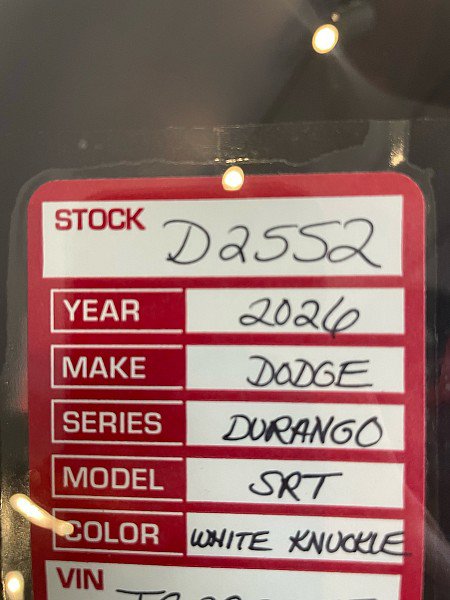New 2026 Dodge Durango SRT Hellcat AWD/4WD image 43