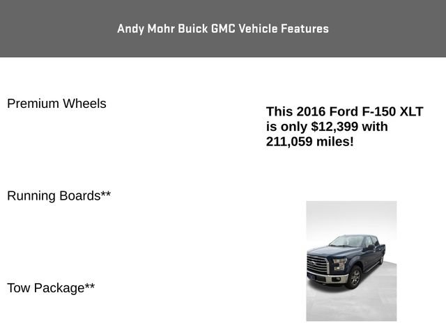 Used 2016 Ford F150 XLT w/ Equipment Group 302A Luxury AWD/4WD image 8