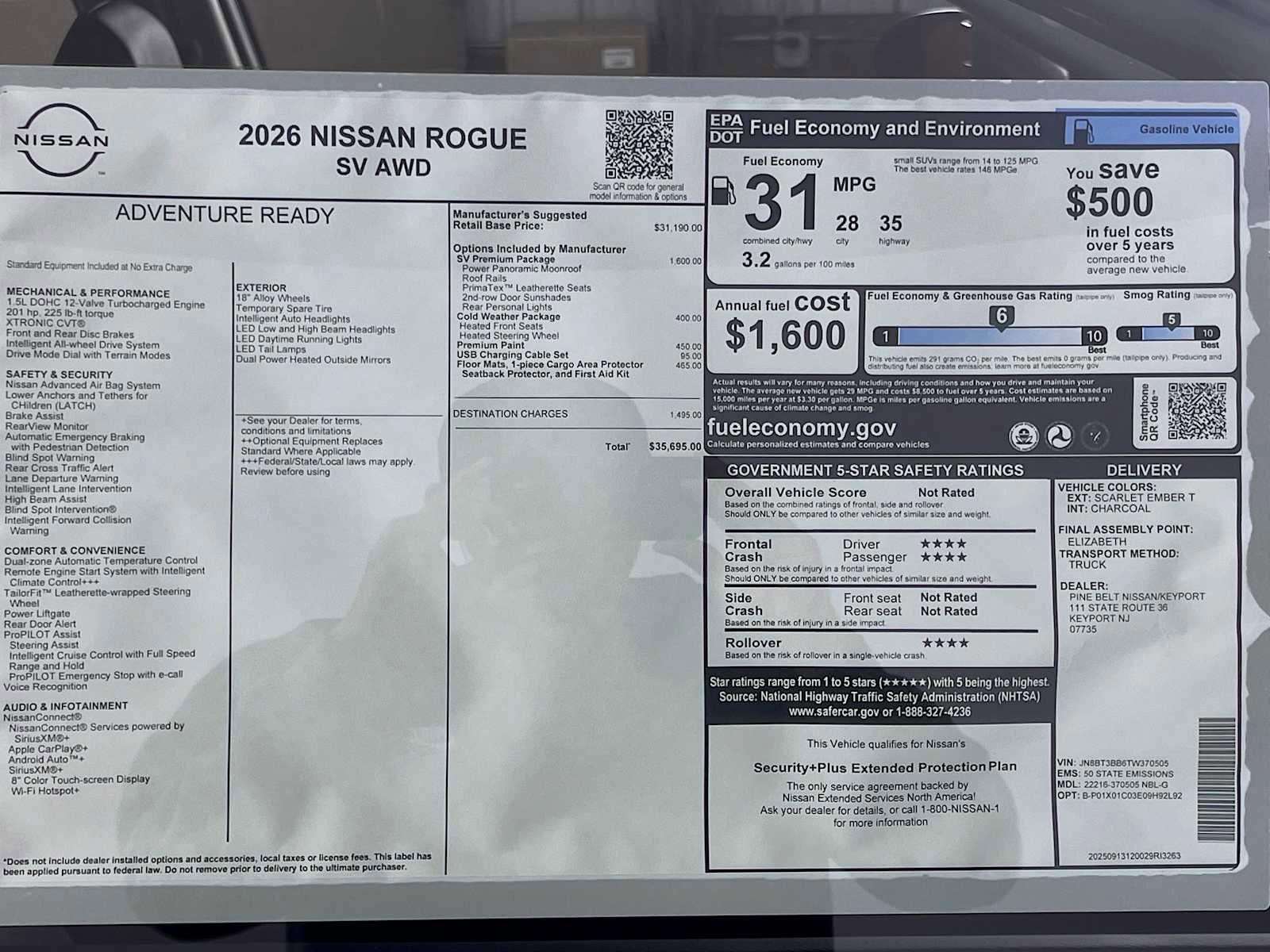 New 2026 Nissan Rogue SV image 6