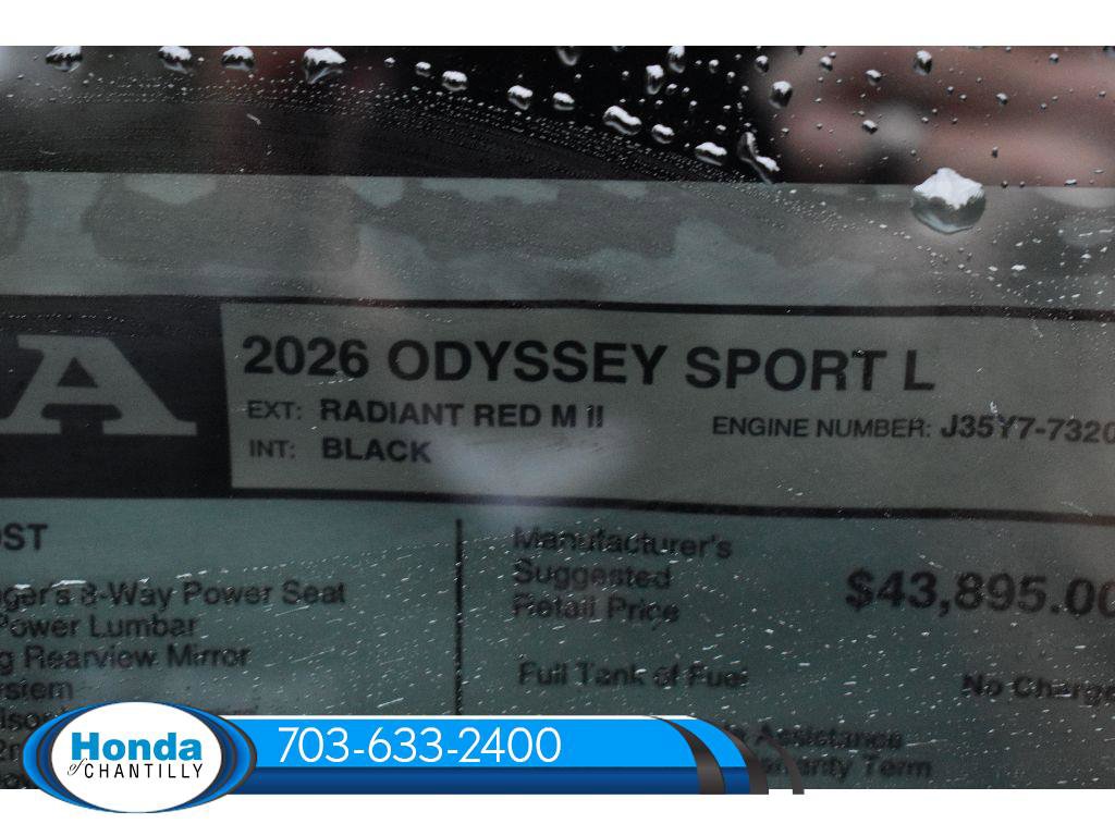 New 2026 Honda Odyssey Sport-L image 36