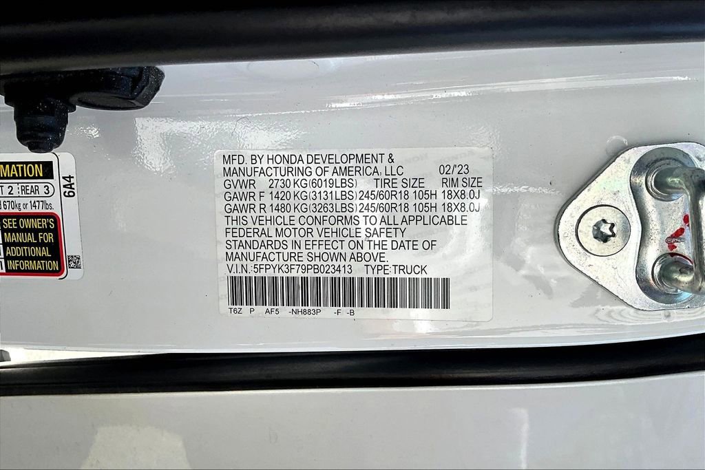 Used 2023 Honda Ridgeline RTL-E image 16