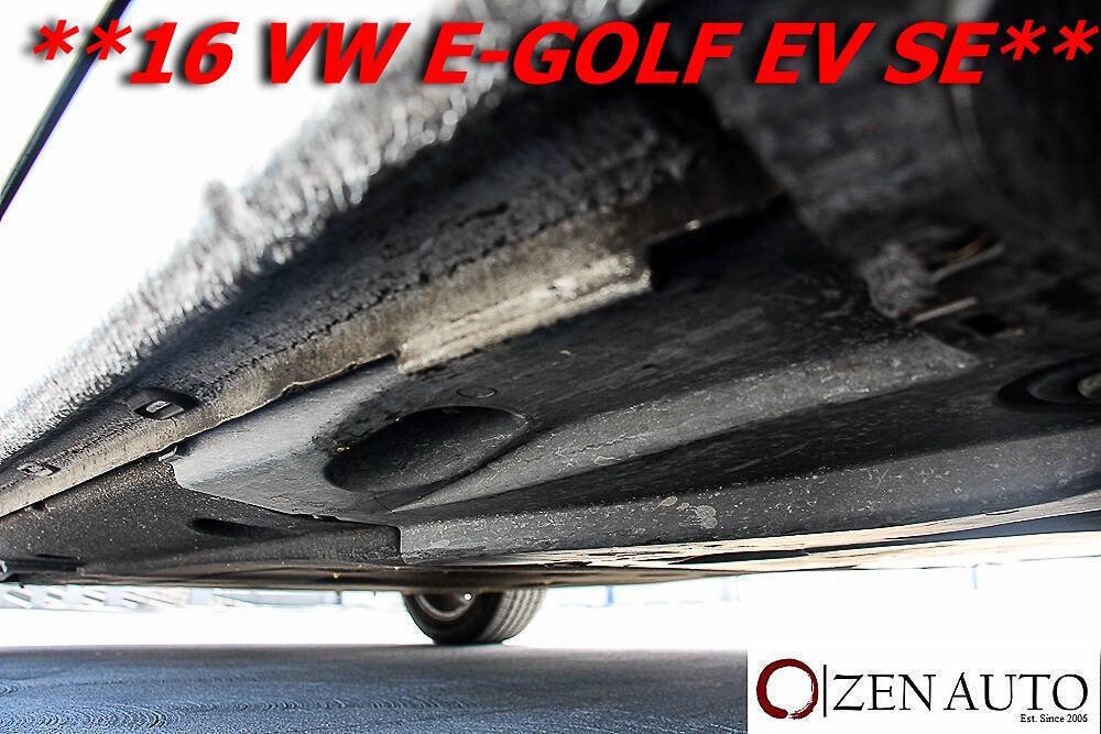 Used 2016 Volkswagen e-Golf SE FWD image 56