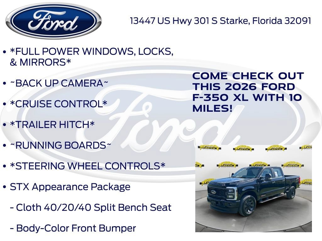 New 2026 Ford F350 XL w/ STX Appearance Package image 10