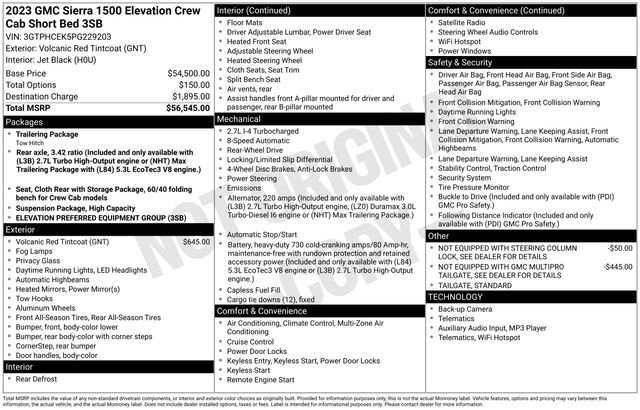 Used 2023 GMC Sierra 1500 Elevation image 5