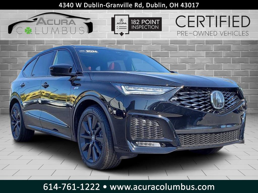 Certified 2026 Acura MDX A-Spec