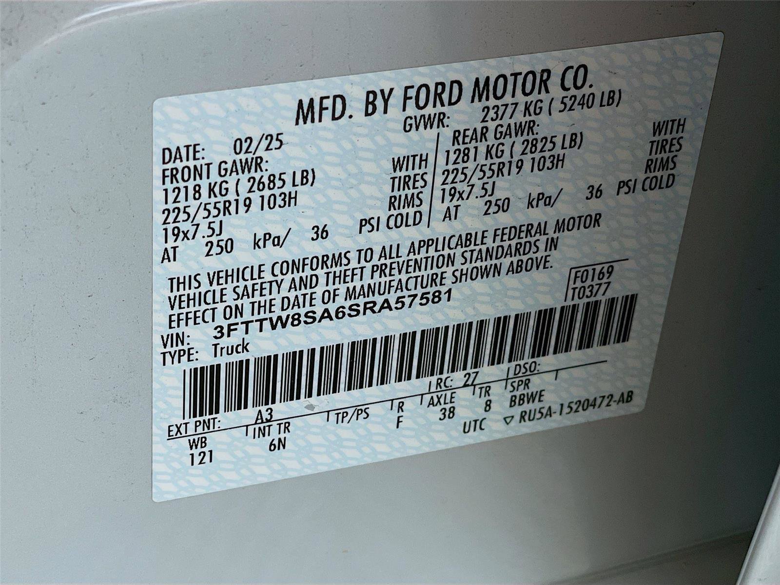 Used 2025 Ford Maverick Lariat w/ 4K Tow Package image 35