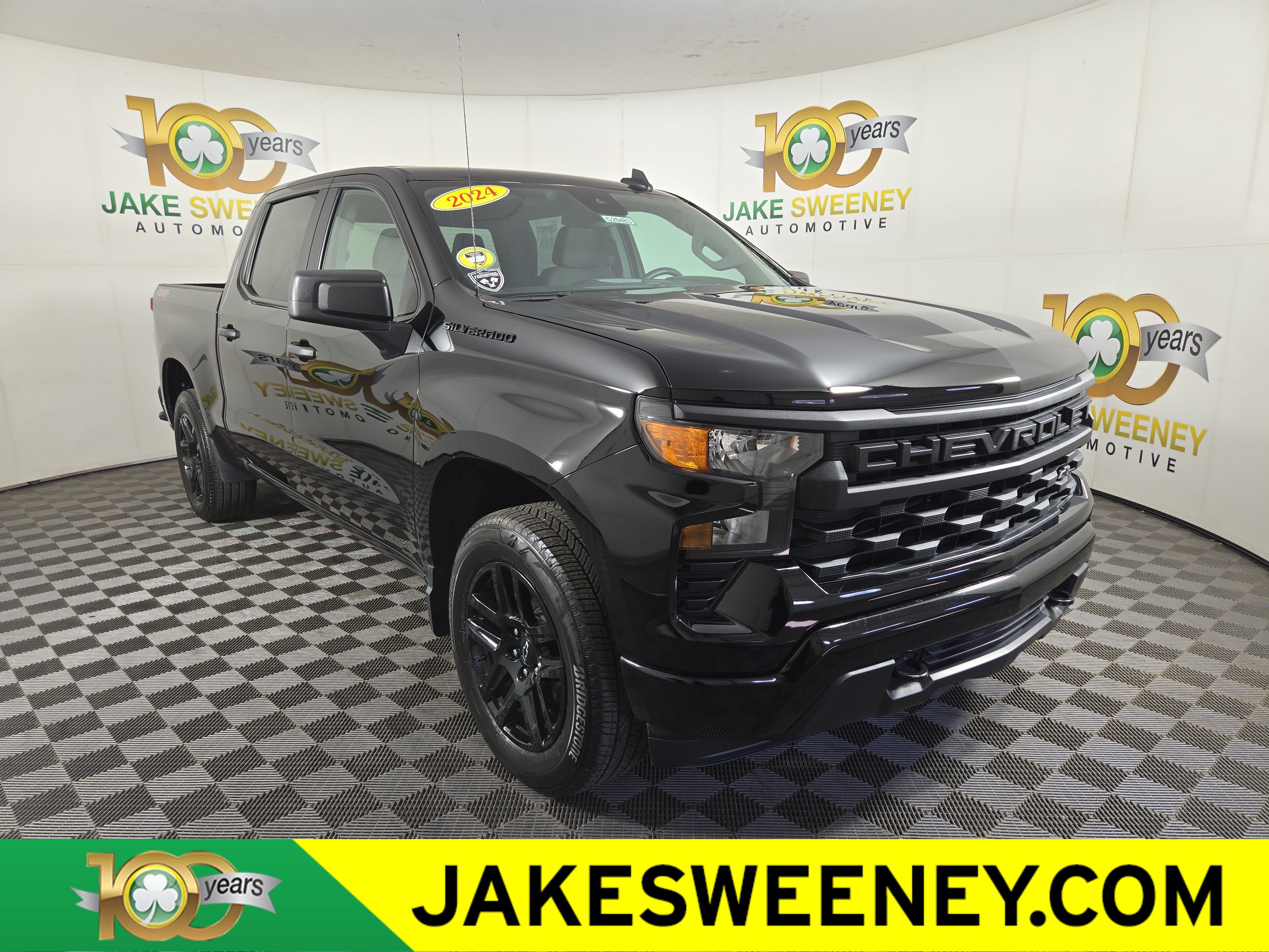 Certified 2024 Chevrolet Silverado 1500 Custom w/ LPO, Dark Essentials Package