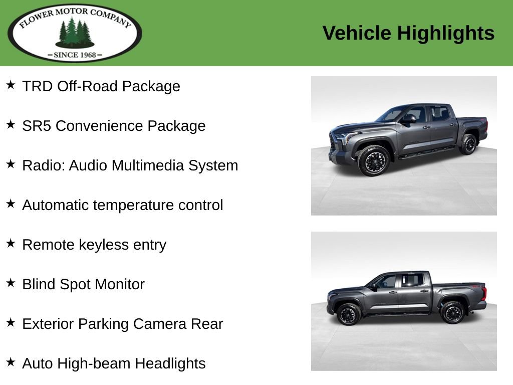 Used 2026 Toyota Tundra SR5 w/ TRD Off-Road Package image 3