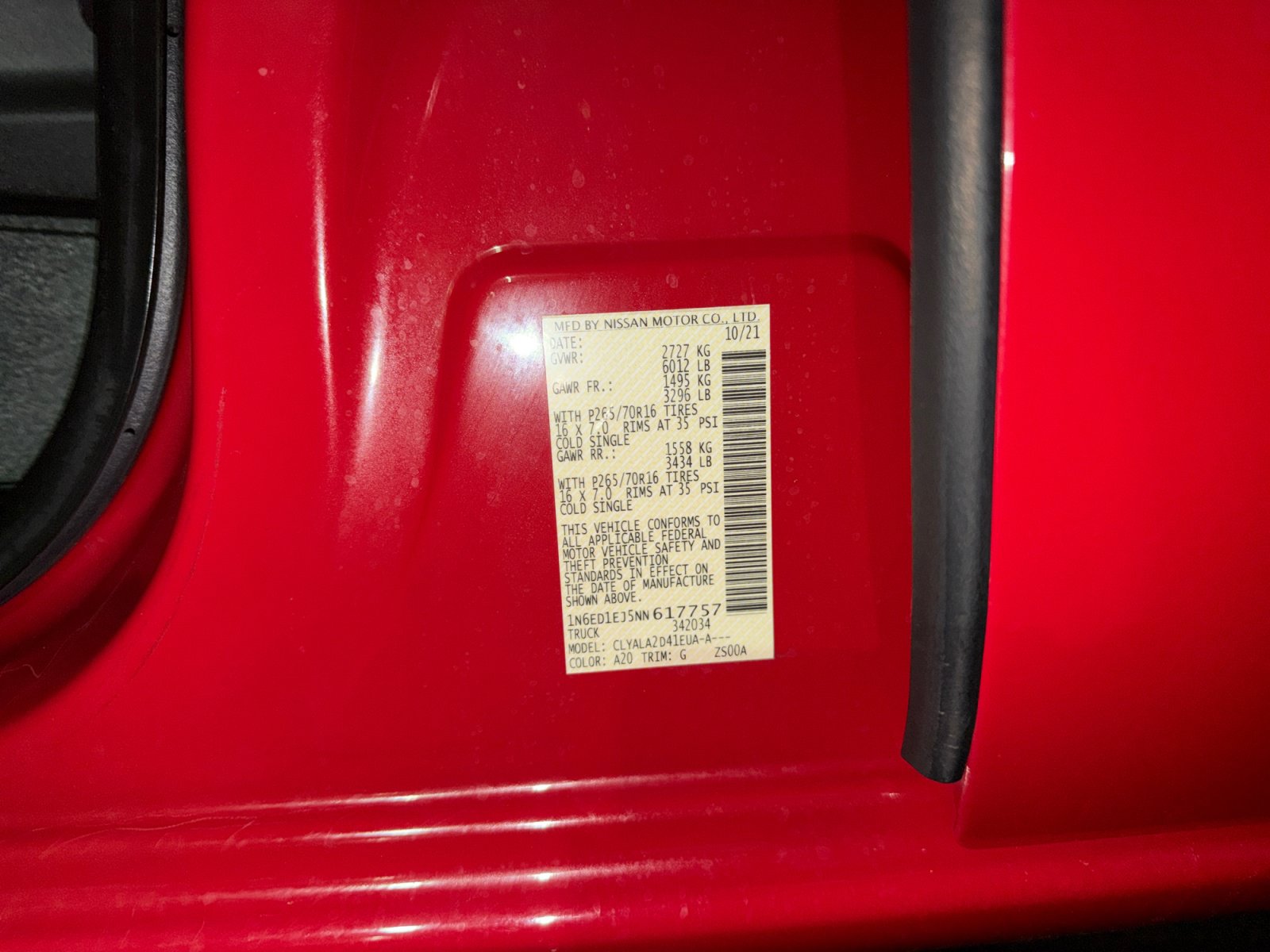 Used 2022 Nissan Frontier S w/ Technology Package RWD image 33