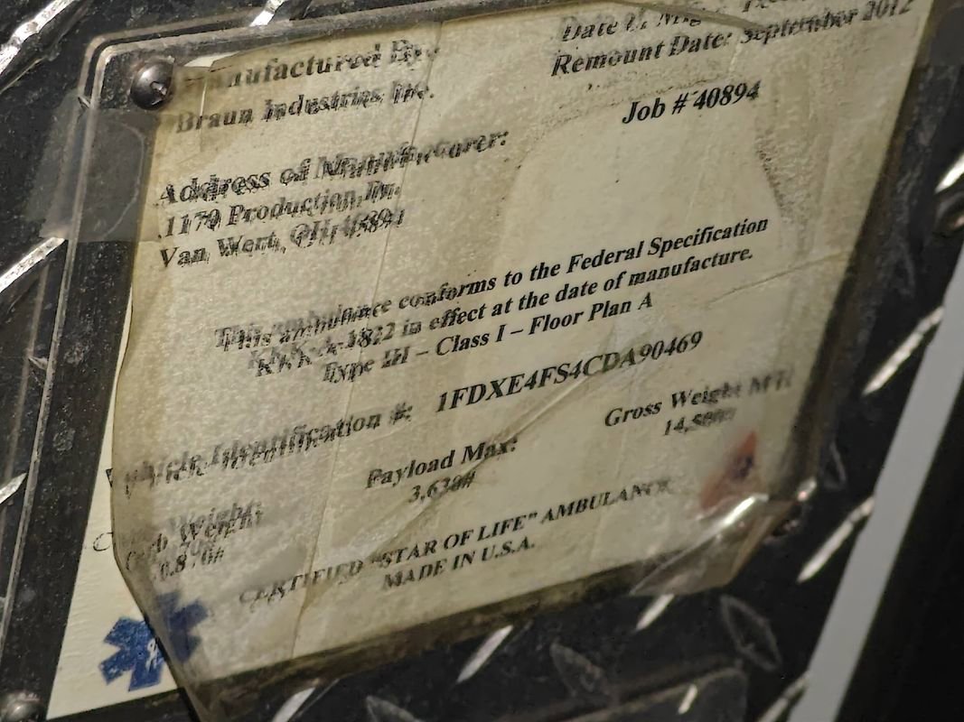 Used 2012 Ford E-450 and Econoline 450 Super Duty w/ Ambulance Prep Pkg image 37