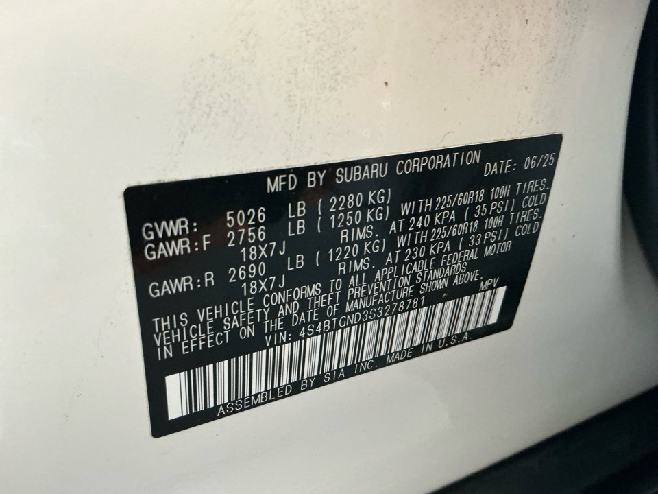 Certified 2025 Subaru Outback Limited XT AWD/4WD image 38