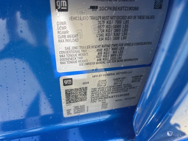 New 2026 Chevrolet Silverado 1500 Custom w/ Turbomax Blackout Package image 35