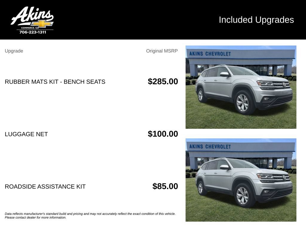 Used 2018 Volkswagen Atlas SE FWD image 3
