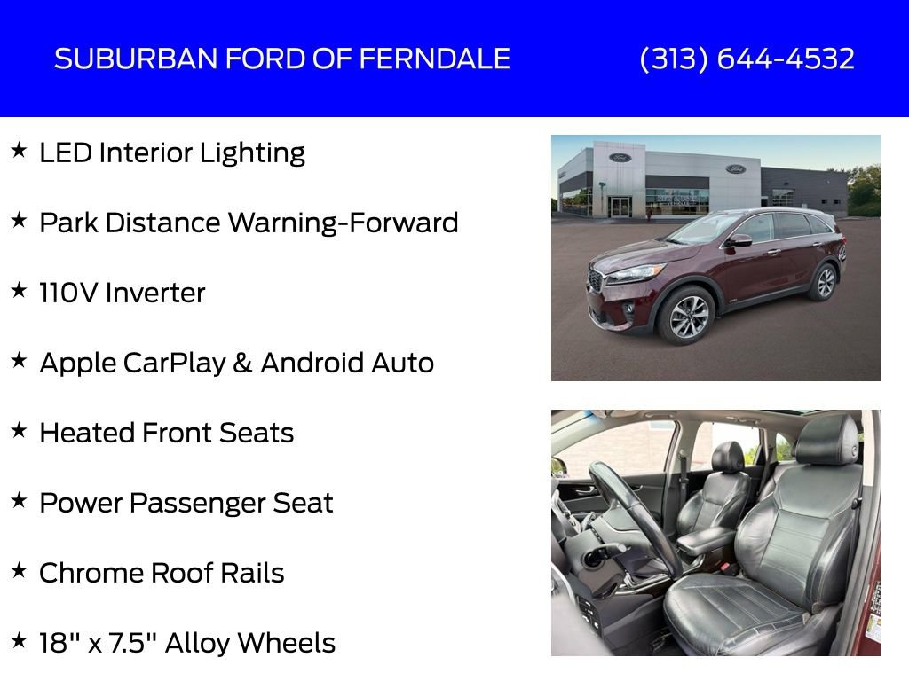 Used 2019 Kia Sorento EX w/ EX Touring Package AWD/4WD image 17