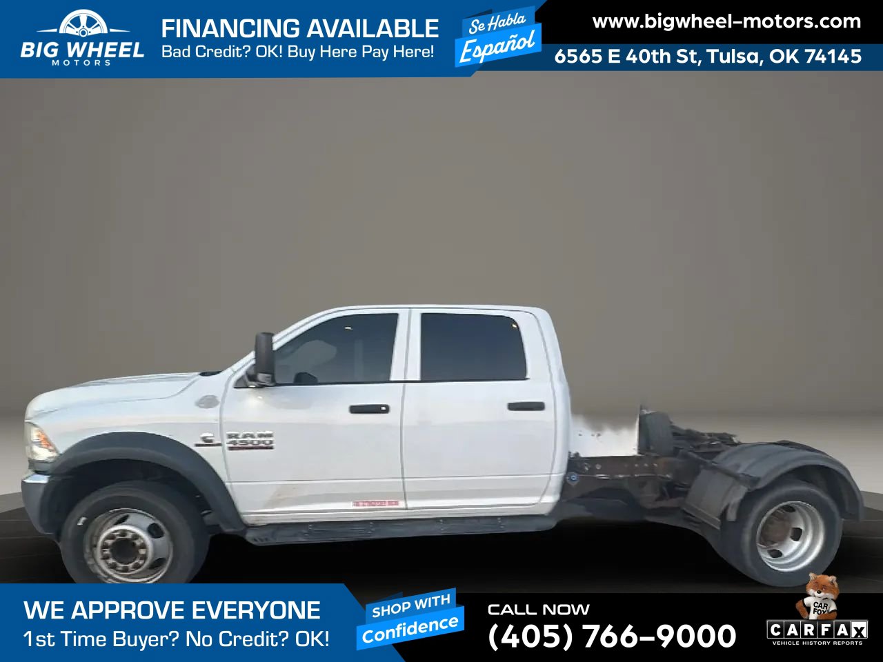 Used 2016 RAM 4500 Tradesman w/ Max Tow Package RWD image 4