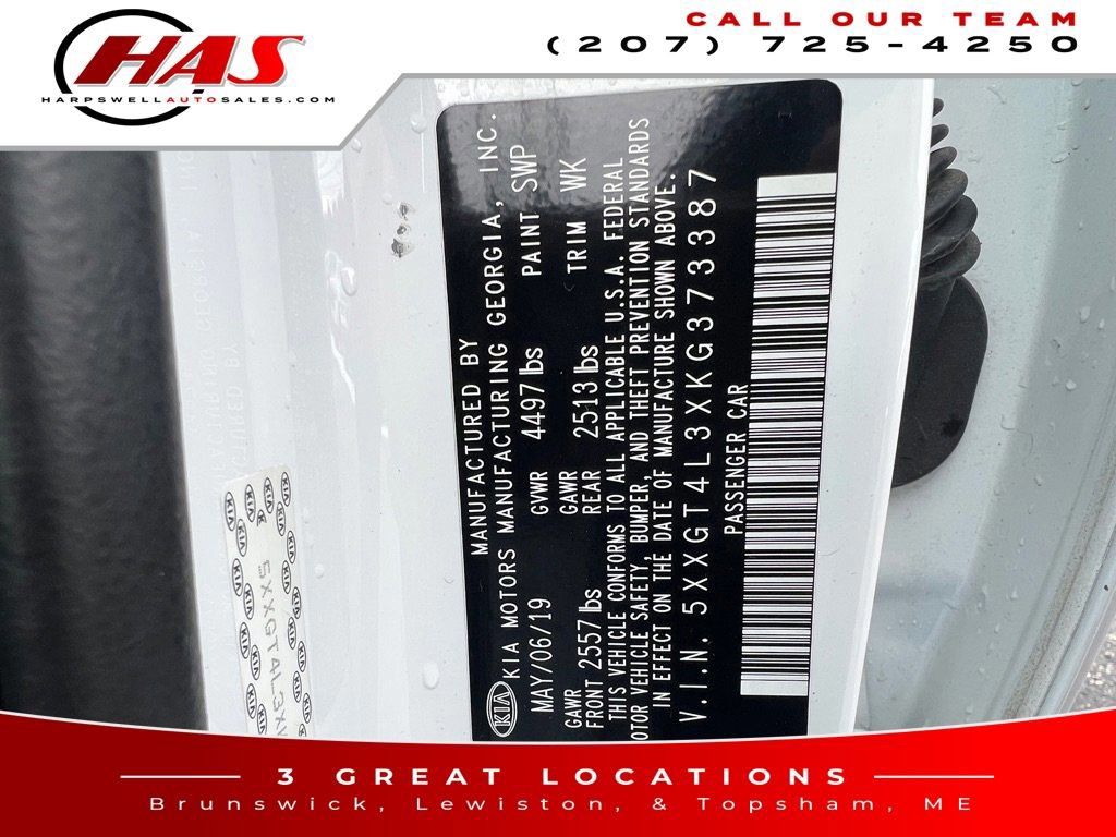 Used 2019 Kia Optima S w/ S Panoramic Sunroof Package image 16