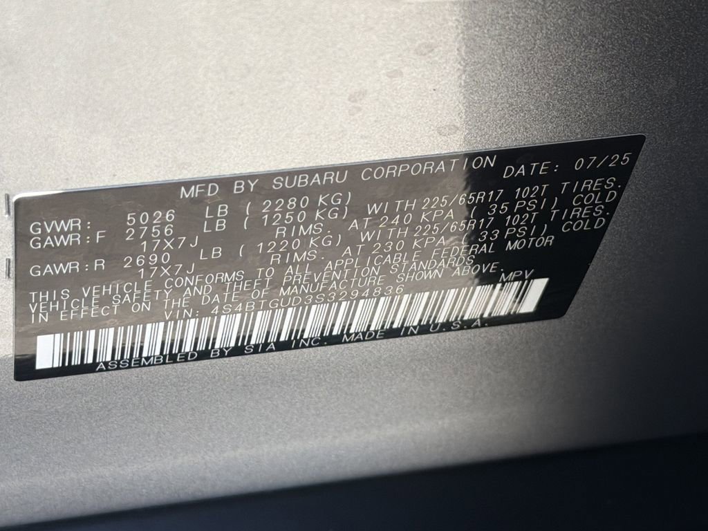 Used 2025 Subaru Outback Wilderness w/ Wilderness Package AWD/4WD image 33