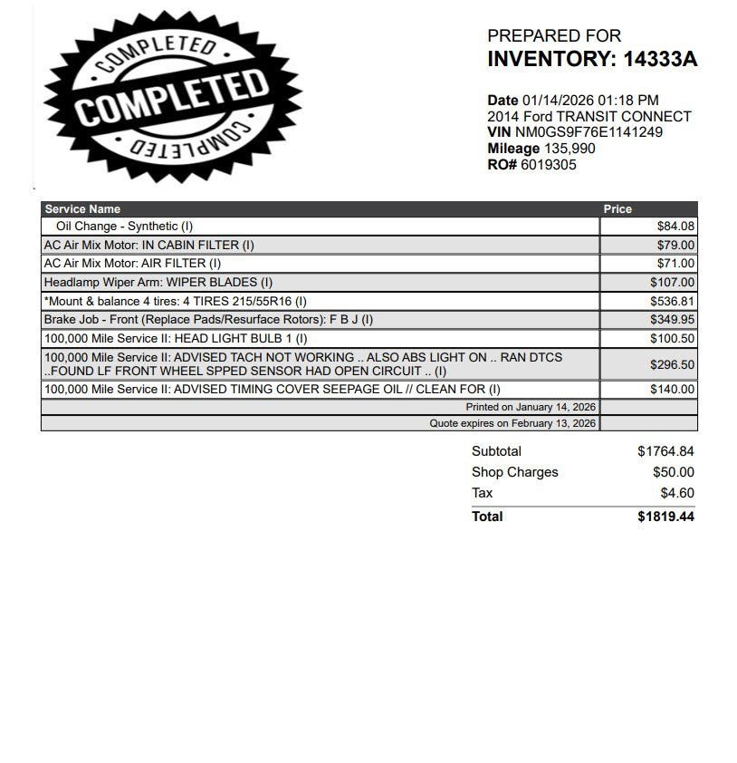 Used 2014 Ford Transit Connect XLT image 6