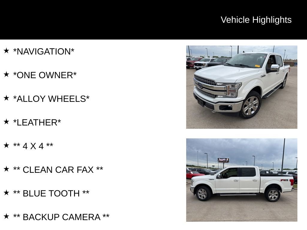 Used 2020 Ford F150 Lariat w/ Equipment Group 502A Luxury AWD/4WD image 4