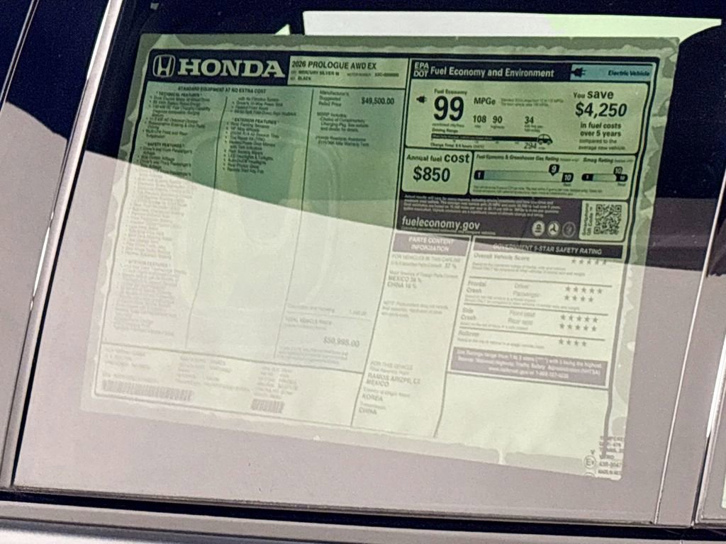 New 2026 Honda Prologue EX image 24