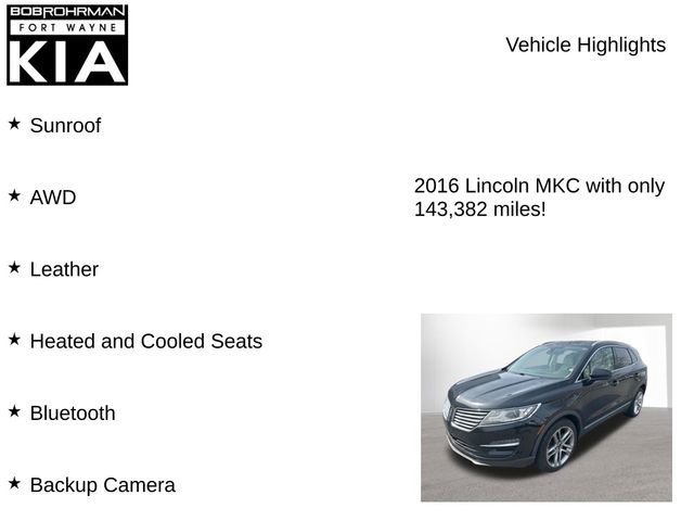 Used 2016 Lincoln MKC Reserve w/ Lincoln MKC Climate Package image 7