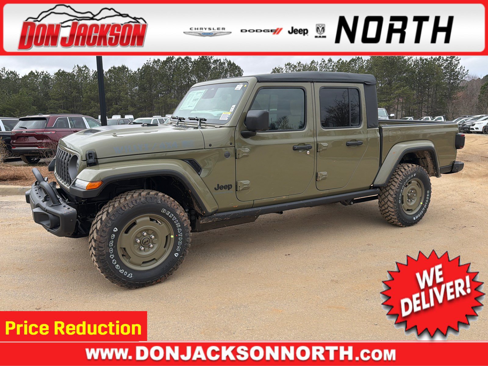 New 2026 Jeep Gladiator Willys AWD/4WD image 1