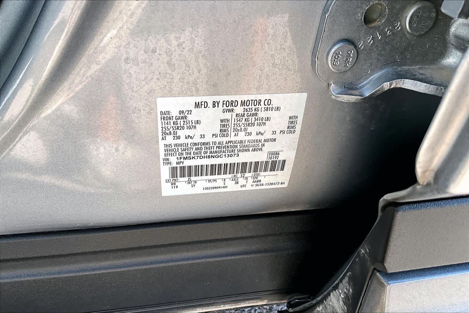 Certified 2022 Ford Explorer XLT w/ Equipment Group 202A RWD image 34
