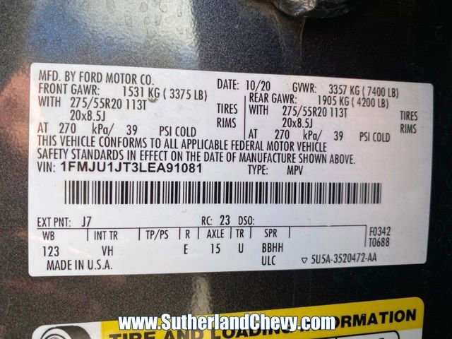 Used 2020 Ford Expedition XLT w/ Equipment Group 201A image 50