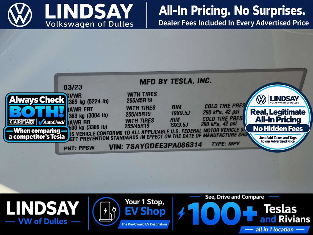 Used 2023 Tesla Model Y Long Range AWD/4WD image 28