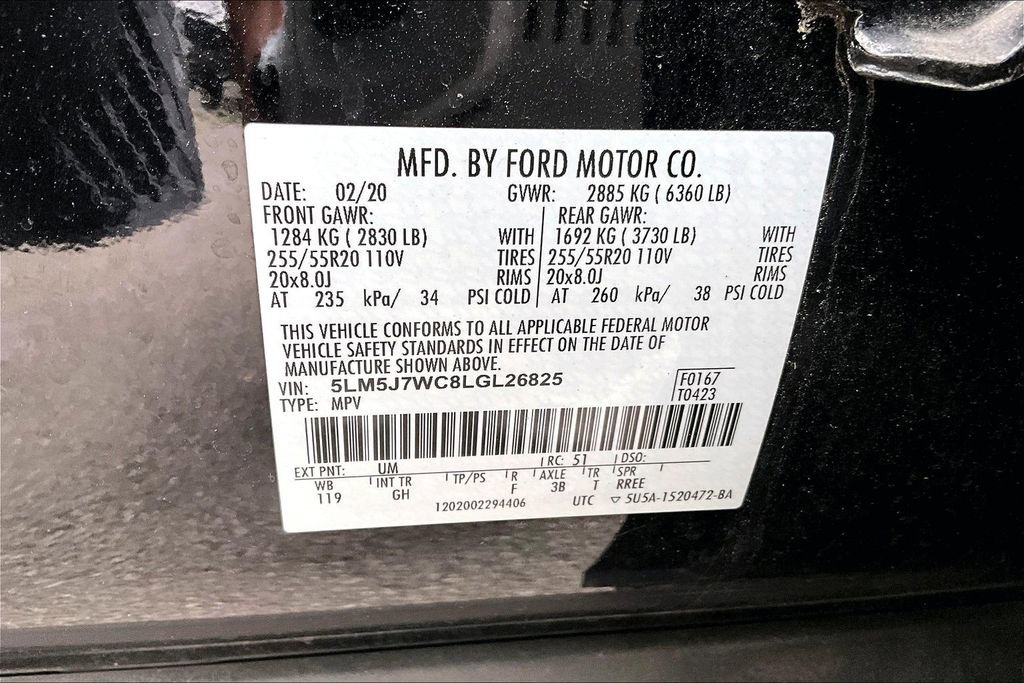 Used 2020 Lincoln Aviator Reserve image 44