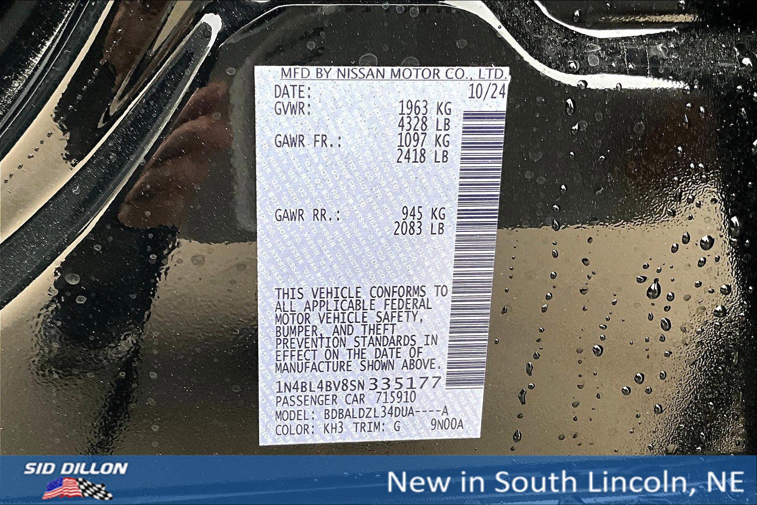 New 2025 Nissan Altima 2.5 S image 12