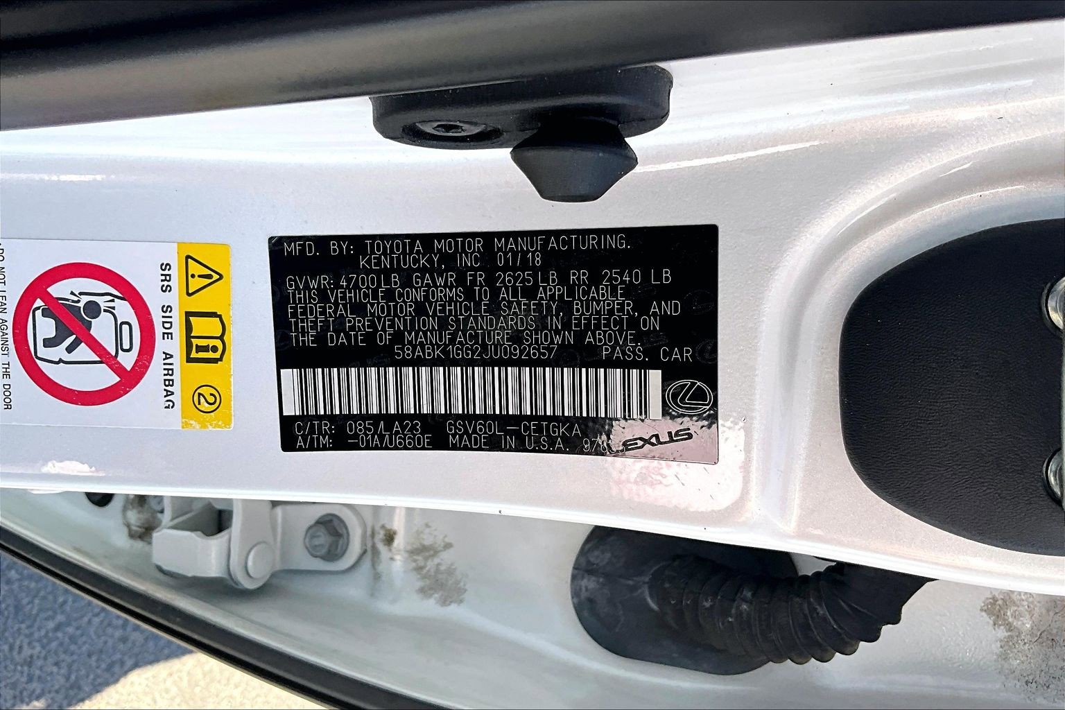 Used 2018 Lexus ES 350 w/ Premier Package FWD image 32