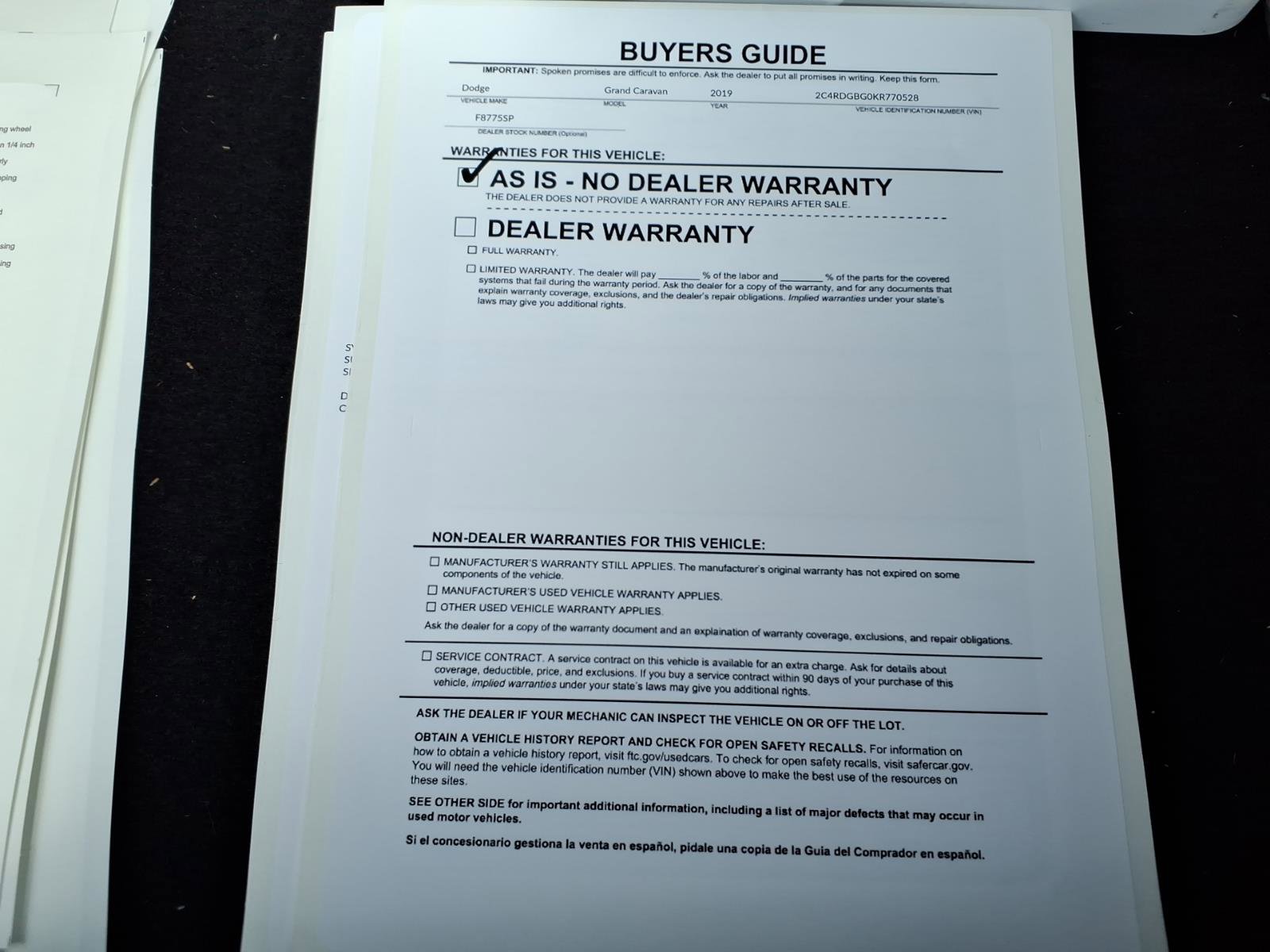 Used 2019 Dodge Grand Caravan SE w/ UConnect Hands-Free Group image 35