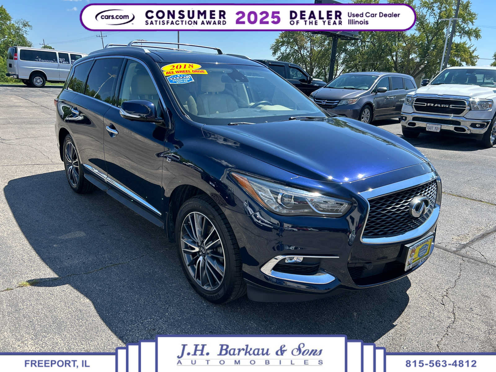 Used 2018 INFINITI QX60 Luxe w/ Deluxe Technology Package AWD/4WD image 1