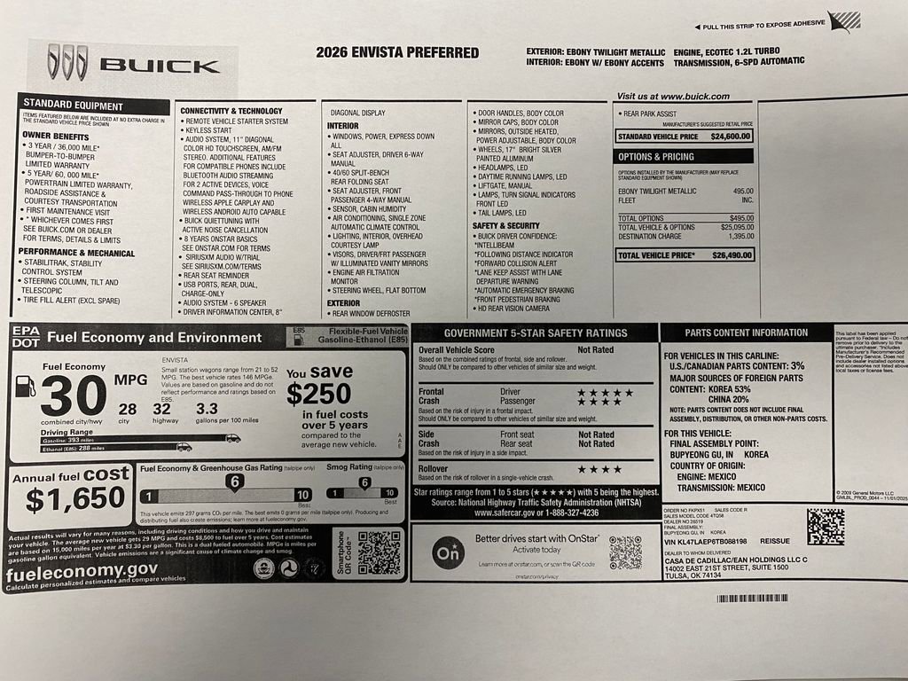 Used 2026 Buick Envista Preferred image 31