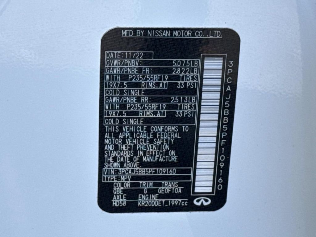 Certified 2023 INFINITI QX50 Luxe image 30