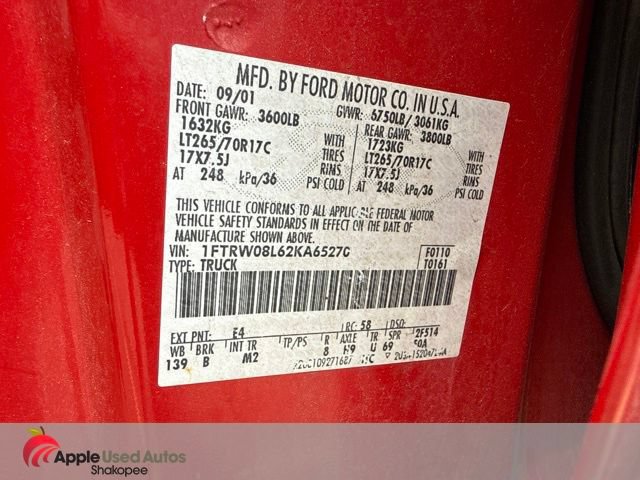 Used 2002 Ford F150 XLT AWD/4WD image 6