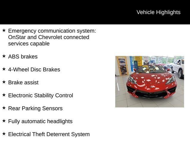 Used 2021 Chevrolet Corvette Stingray Preferred Conv w/ Battery Protection Package RWD image 22