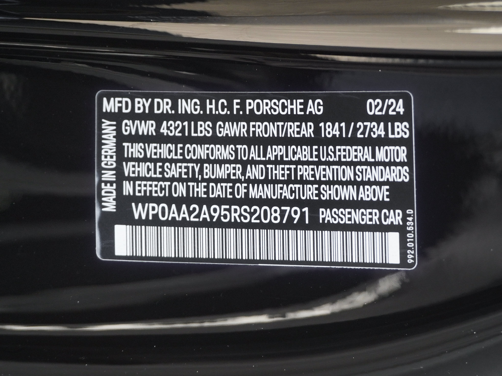 Used 2024 Porsche 911 Carrera RWD image 39