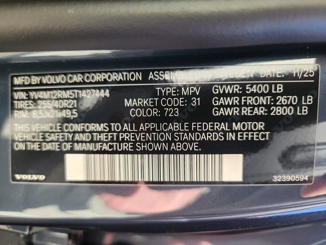 New 2026 Volvo XC60 B5 Ultra w/ Protection Package Premier AWD/4WD image 25