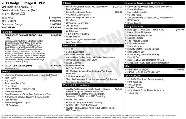 Used 2019 Dodge Durango GT image 16